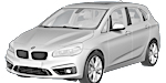 BMW F45 B2512 Fault Code